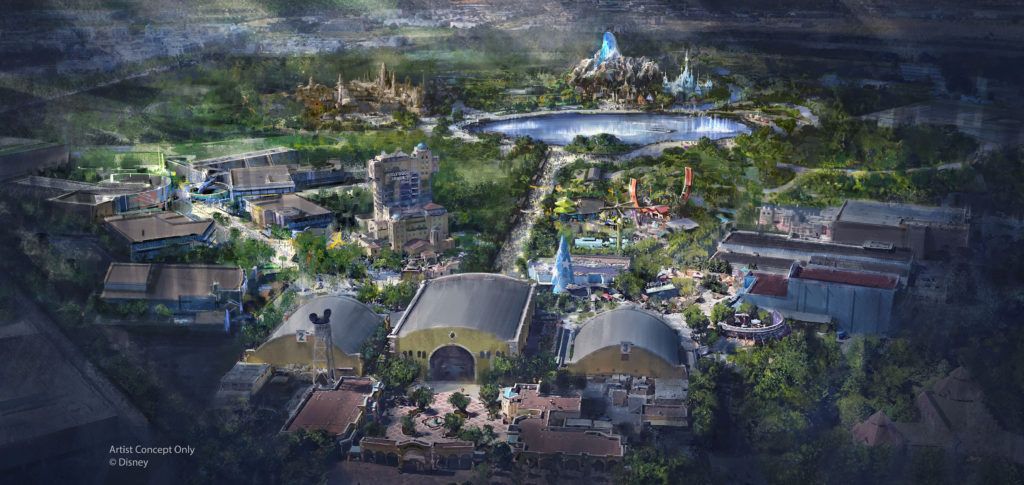 Walt Disney Studios Park expansion concept art