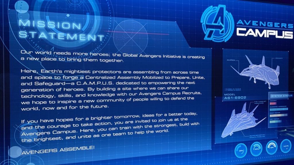 Avengers Campus description