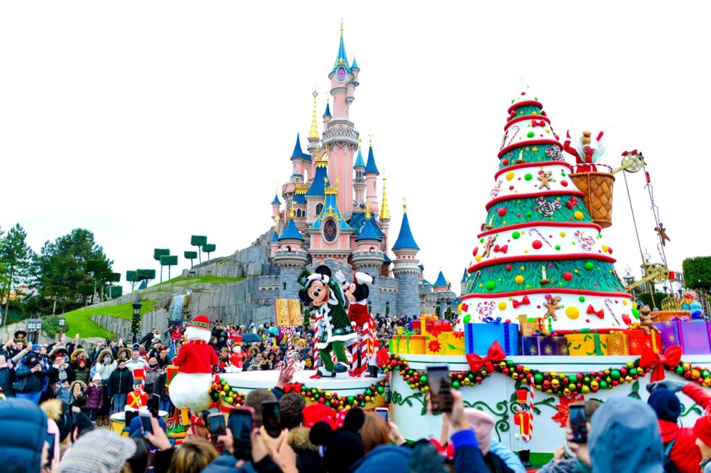 Disney’s Christmas Parade as part of Christmas 2019 at Disneyland Paris