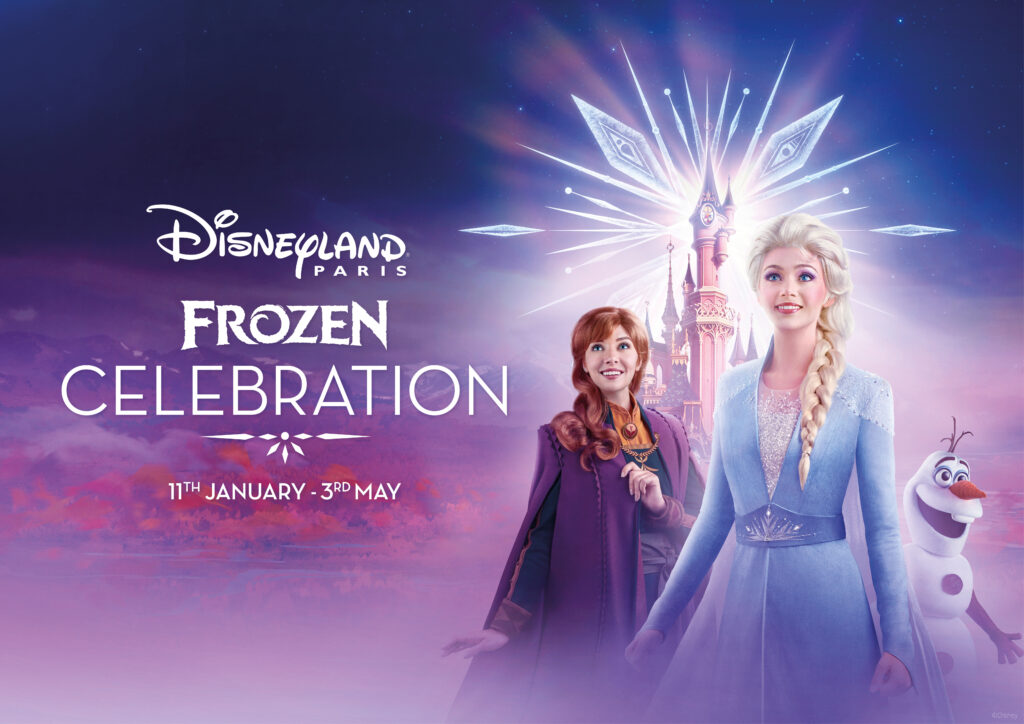 Official visual for Frozen Celebration from 11th January - 3rd May 2020