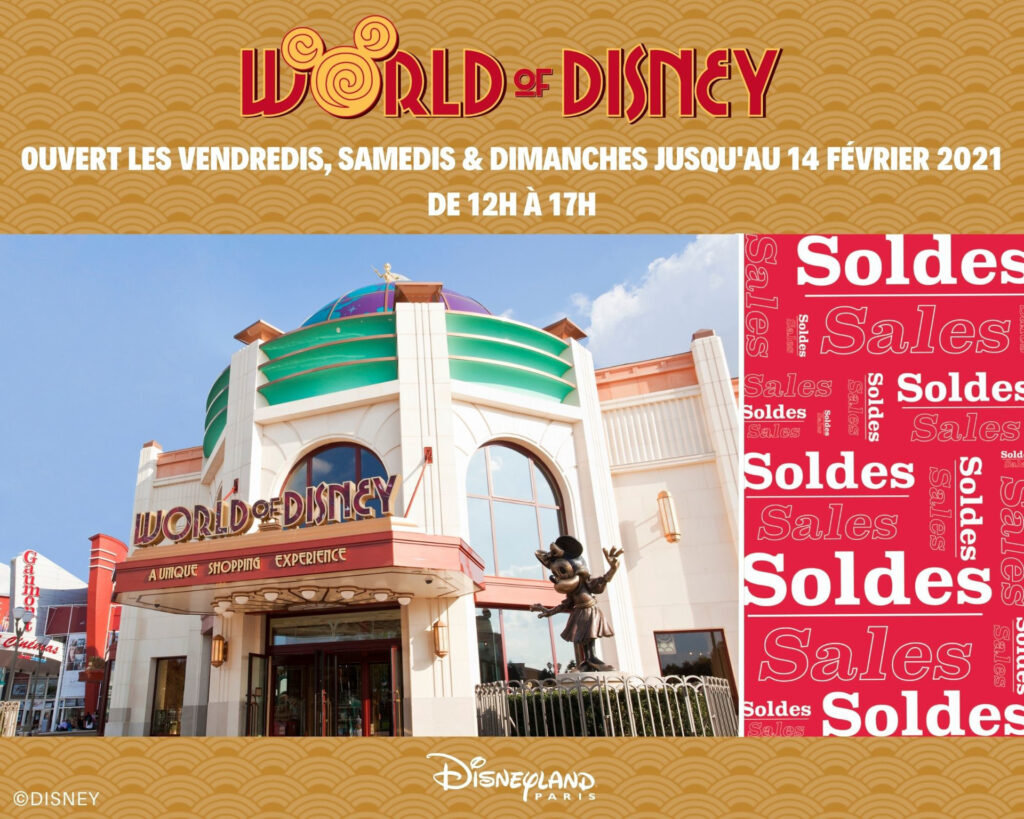 World of Disney is to temporarily re-open for three consecutive weekends, allowing guests to take advantage of the winter sale