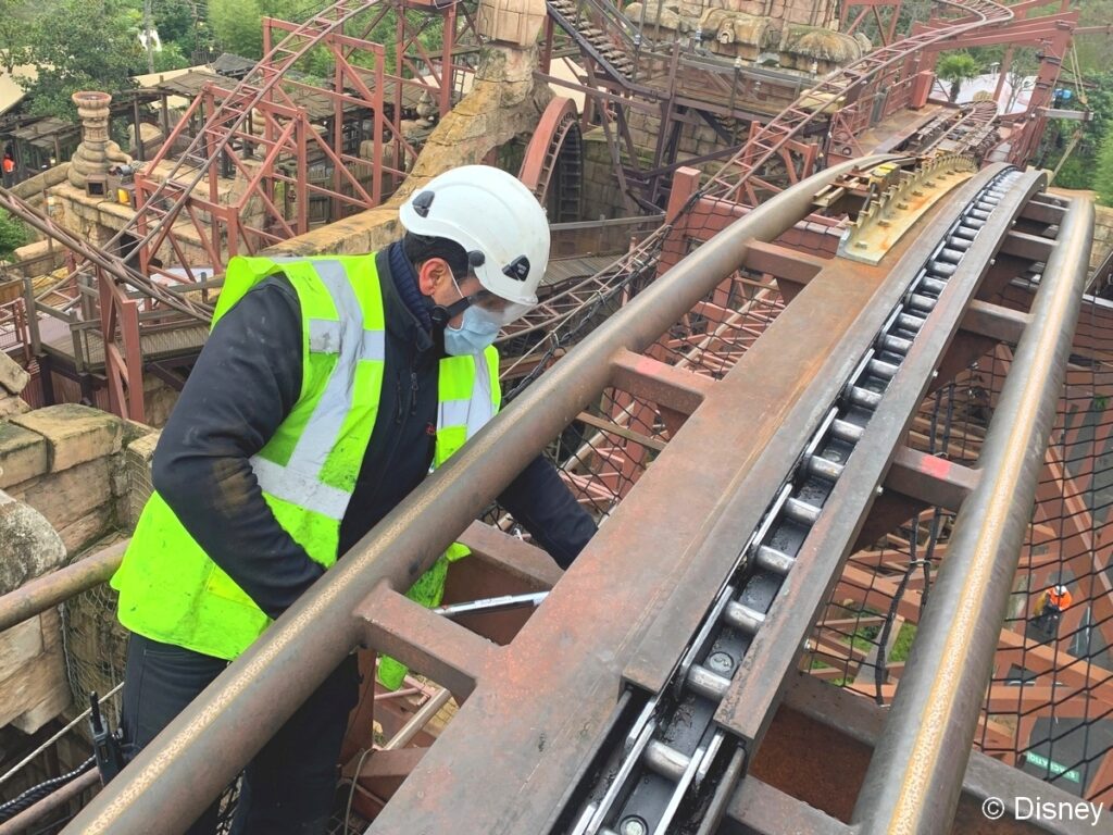An update on Indiana Jones, one of many refurbishments underway at Disneyland Paris