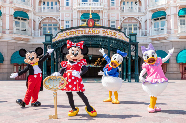 Disney characters prepare for Disneyland Paris' re-opening on 17th June