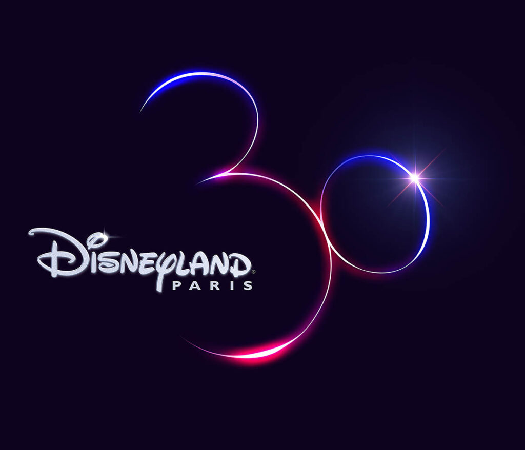 Official logo for Disneyland Paris 30th Anniversary