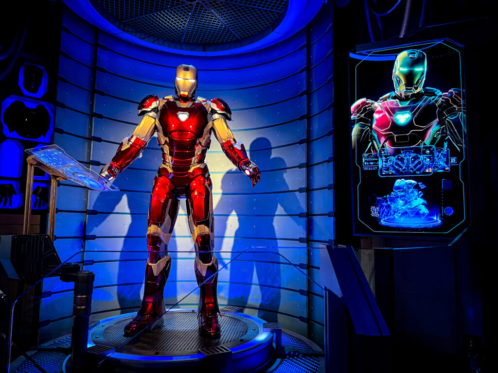 The Iron Man animatronic at Avengers Campus Paris is one of the most advanced ever created