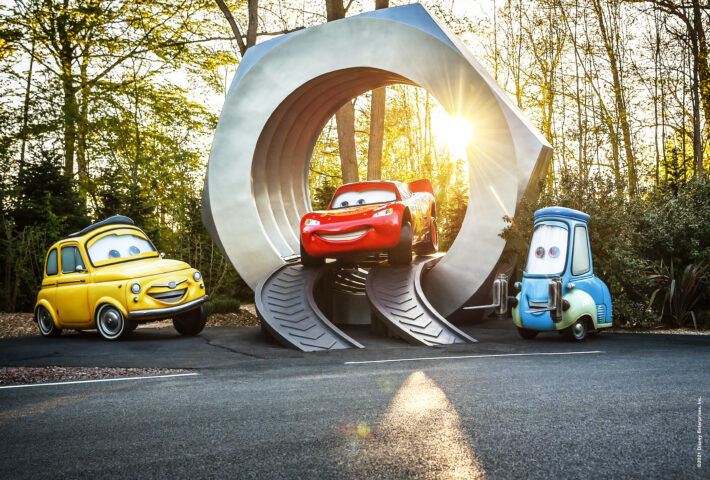 The World's Largest Lugnut, one of the features set to appear in Cars Road Trip when it opens on 17th June